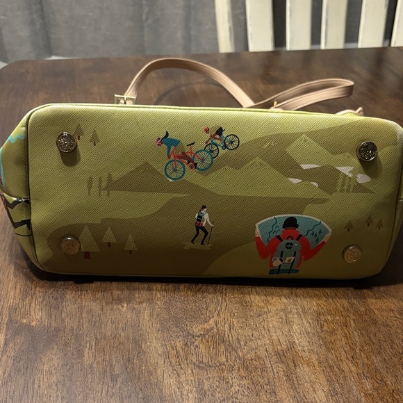 Spartina 449 Tennessee Tote in Green and Tan - Picture 2 of 6